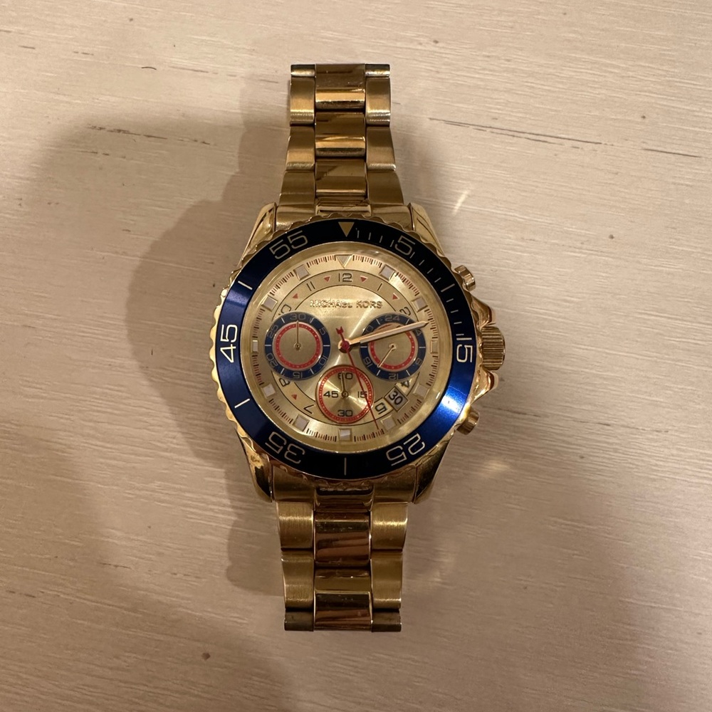 Men’s Gold Michael Kors watch